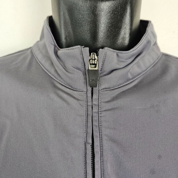 Under Armour Mens Team Tech Long Sleeve Pullover Shirt Size Large Gray Fitness - Picture 6 of 9